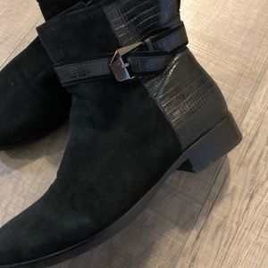 Ankle boots 100% leather winter boots casual